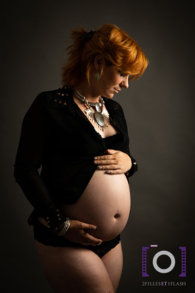 maternite-photographe-studio-professionnel Grossesse Photographie maternité studio Joliette