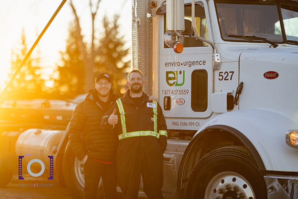 photographe-pour-mon-entreprise-camion-golden-hour photographe entreprise industriel
