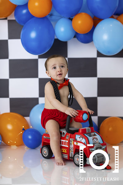 Bébé Smash the cake photographie auto