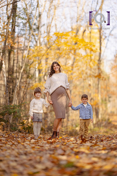photographe-maternite-femme-enceinte-bedaine-automne-foret
