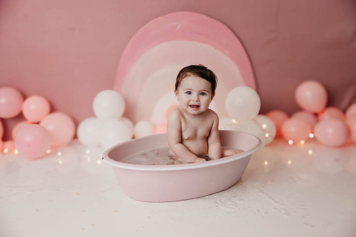 smash the cake un an, 1 an enfant, gâteau en studio. Studio Lanaudière, photographe