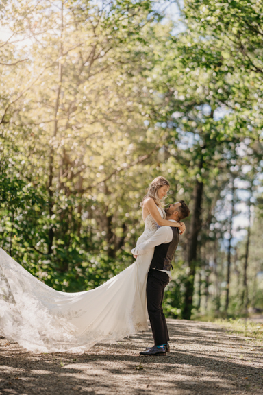 Mariage la distinction joliette, photographe mariage lanaudière, La montagne coupée